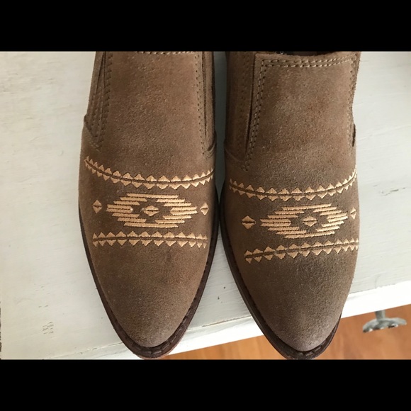 Suede ankle boots, 6.5 NWOT - Picture 4 of 6